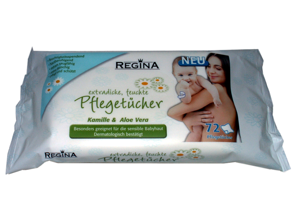 Feuchte Pflegetücher - 72er