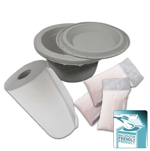 ECOPATENT® Recycled Paper Toilettenstuhltopf-Set